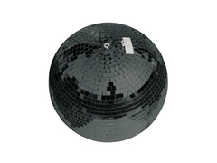 Eurolite Boule à Facettes 50cm 500mm Boule à Facettes Noire Boule à Paillettes Décor Dancefloor DJ Club