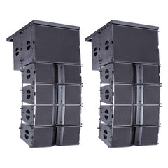 Citronic 8x C-208 Line Array Speakers with 2x C-118S Subwoofer and C-Rig Flying Frame