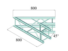 Alutruss Decolock Dq4-Pac19 2-Way Corner 45?