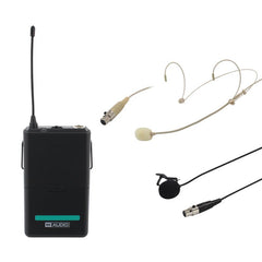 W Audio RM Quartet Beltpack Kit 864,30 MHz Ansteck-Headset, geeignet für Kam Quartet