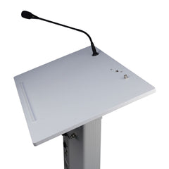 Audiophony SpeakUP Lectern Podium Speaker inc Gooseneck Microphone + Wireless Handheld