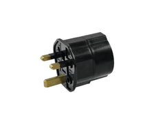 Adaptateur Omnitronic Prise Eu/Royaume-Uni 13A Bk