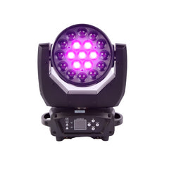 4x Thor PL-65 LED Wash Zoom Moving Head 19 x 15W Osram RGBW LED Inc Flightcase