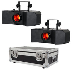 2x Equinox Helix XP 150W Gobo Flower avec étui de transport