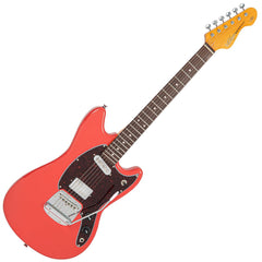 Vintage Revo Series Colt Hs Duo Guitar - Firenza Red