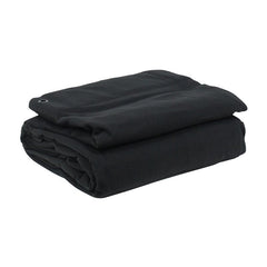 LEDJ 1 x 4m Black Serge Drape