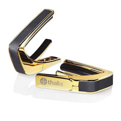 Thalia 24k Gold Finish Capo With Ebony Inked Inlay