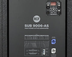 6x RCF HDL-6A Line Array Speakers + 2x RCF SUB9006AS Subwoofer and 2x HDL6A Flybar