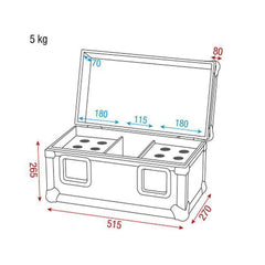 DAP Pro Case für 12 Mikrofone