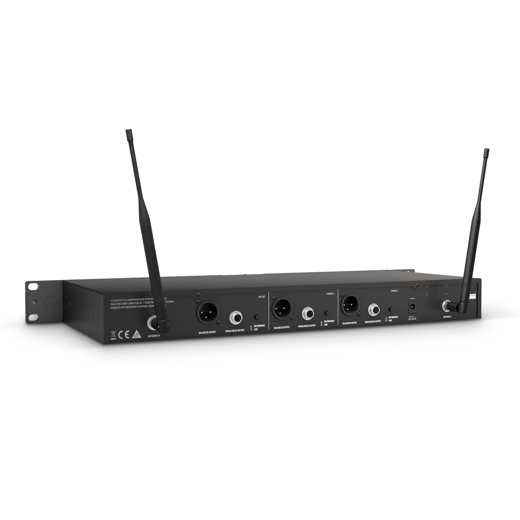 LD Systems U518 BPHH 2 Wireless Mic System with 2x Bodypack