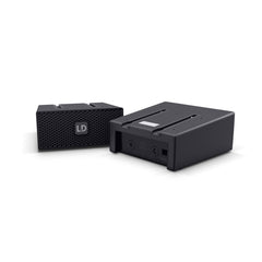 2x LD Systems CURV 500 ES Portable Array Speakers inc Padded Bag and Subwoofer Trolley