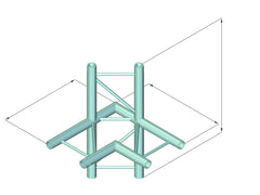 Alutruss Decolock Dq2-Spac44H 4-Way Corner Bk