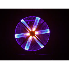 Briteq BT-LEDROTOR Ventilateur haute puissance 70 cm x 70 cm Effet de lumière UV RVB