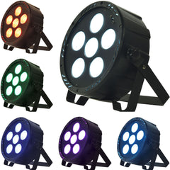 QTX PAR180 High Power COB Par Can 6 x 30W RGB LED Lighting DMX + Remote