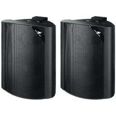 Monacor EUL-80/SW 100V Black Speaker Pair Sound System inc Bracket