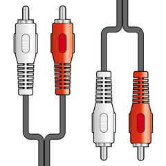 AV:Link 2 x fiches RCA à 2 x fiches RCA câble 5,0 m