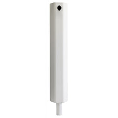 Audiophony iLINEspace60w 60cm Ground Support for iLINE83B with Stackable Connector Base - White