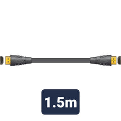 AV:Link HQ 4K-fähiges Hochgeschwindigkeits-HDMI-Kabel mit Ethernet, 1,5 m