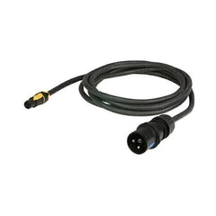 DAP Powercable 3mtr True 1/CEE 16A 3p 6h black 3x2,5mm� IP44