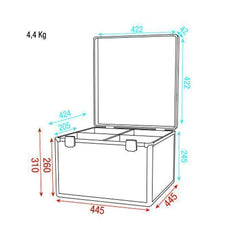 Boîtier DAP pour 4x LED Par 56 Value Line