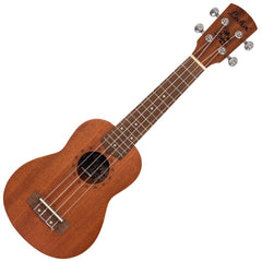 Laka Sapele Series Soprano Ukulele & Bag - Natural Mahogany