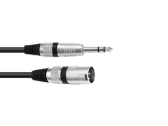 Câble Adaptateur Omnitronic XLR(M)/Jack Stéréo 5M Bk