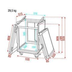 Boîtier combiné DAP 10+10U