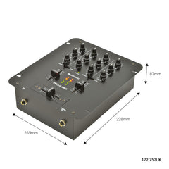 Citronic Pro-2 MKII DJ-Mixer 2 Kanal