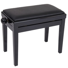 Kinsman Adjustable Piano Bench - Polished Gloss Black