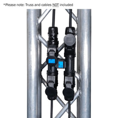 PCE H-CONNECT 240V 16A 2P+E Three Way Splitter