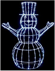 LED Acrylic Snowman Christmas Light - 1.5m High Lighting