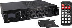 Eagle 6 Zone 120W 100V Line Amplifier Mixer Bluetooth USB Background Music