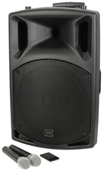 QTX 15" Portable Sound System with UHF, USB/SD/FM and Bluetooth