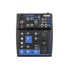 Gemini GEM-05USB Compact 5-Channel Bluetooth Mixer