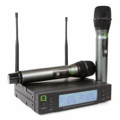 Q Audio QWM1960 Dual Handheld Wireless Microphone System CH38 *BSTOCK*