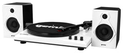 Gemini TT-900BW Stereo Turntable System With Speakers White