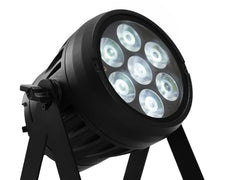 8x Eurolite LED IP PAR 7x10W RGBL Spot with Flightcase