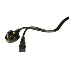 IEC Mains Cable 5m Black 13A to IEC Female Socket Lead 10A