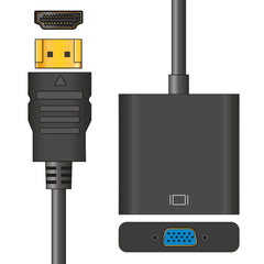 AV:LINK-Adapterkabel, HDMI-Stecker auf VGA-Buchse