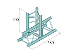 Alutruss Decolock Dq3-Spat35 Pièce en T 3 voies 90 ? BK