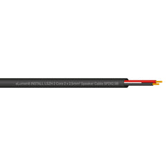 eLumen8 INSTALL LSZH 2 Core 2 x 2.5mm2 Speaker Cable SP2X2.5B, 500m Drum Black