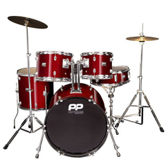 Pp 5pc Fusion Drum Kit- Wine Red