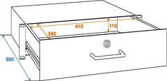 Tiroir Rack Omnitronic Avec Serrure 3U