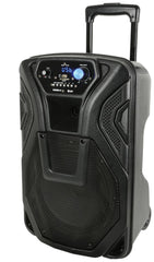 QTX Busker-10 Portable PA System Bluetooth VHF Wireless Microphone