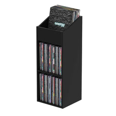 Glorious Record Rack 330 Black 2-piece Vinyl Station