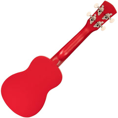 Laka Rainbow Series Ukulele & Bag - Red