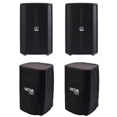 2x Sacs Audiophony NOVA-10A Inc, haut-parleur actif 2 voies 200 W RMS 10", Bluetooth®