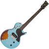 Vintage V120 Icon - Distressed Gun Hill Blue On Sunburst