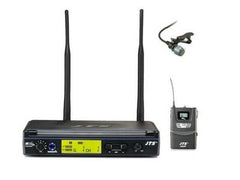 JTS IN-164 Series UHF PLL Single Channel Diversity Lapel Wireless Microphone