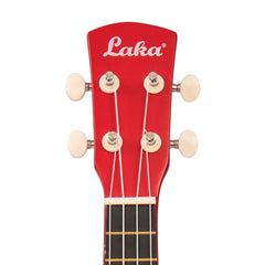 Laka Rainbow Series Ukulele & Bag - Red